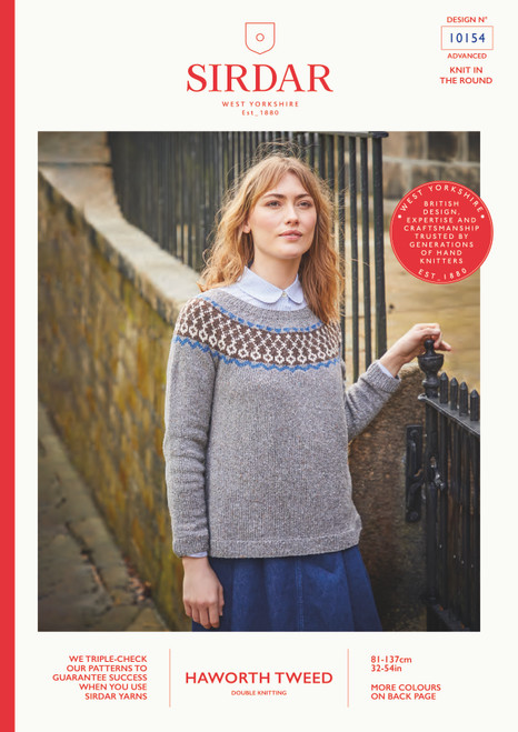 10154 Haworth Tweed Fairisle Sweater 10154 Haworth Tweed Fairisle Sweater