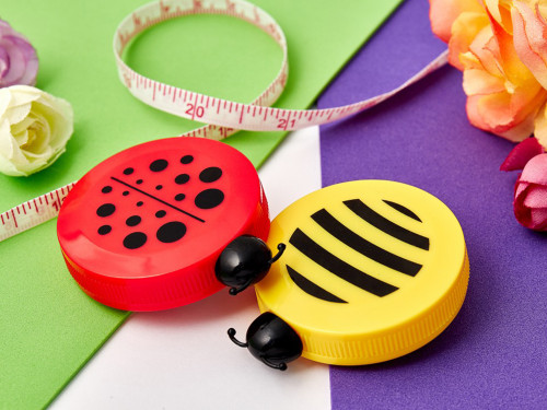 Bee and Ladybird retractable tapes