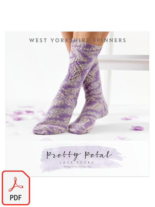 WYS Pretty Petal Lace Sock Knitting Pattern