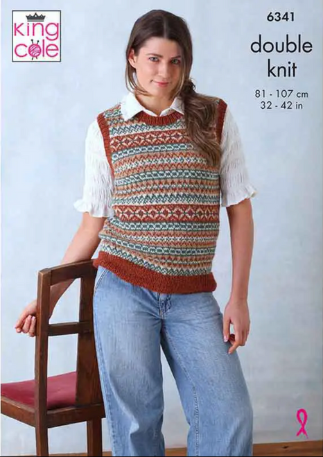 King Cole Pattern 6341 Front