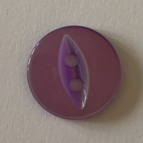 14mm Purple Fish Eye Button