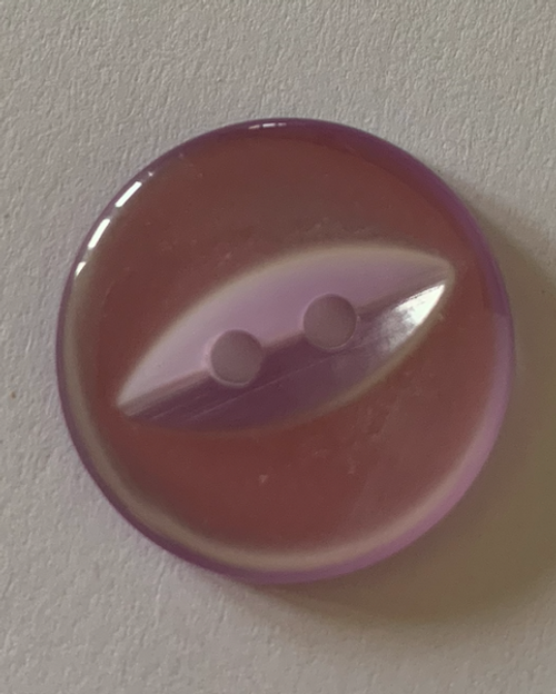 12mm Lilac Fish Eye Button