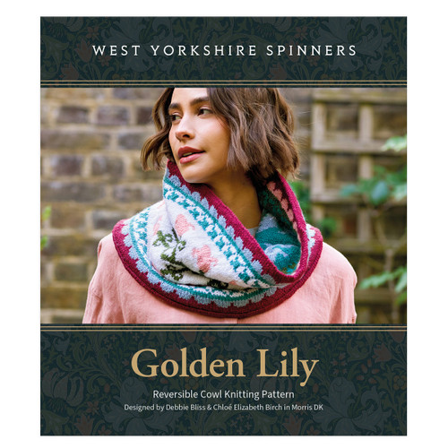 WYS Golden Lily Reversible Cowl Pattern