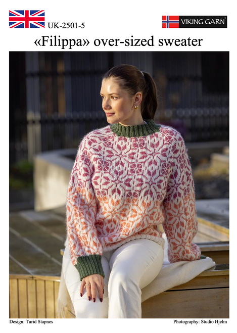 Viking Wool Filippa Sweater Pattern 2501-05 pdf