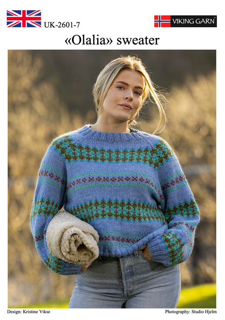Viking Wool Olalia Sweater Pattern 2601-7b pdf