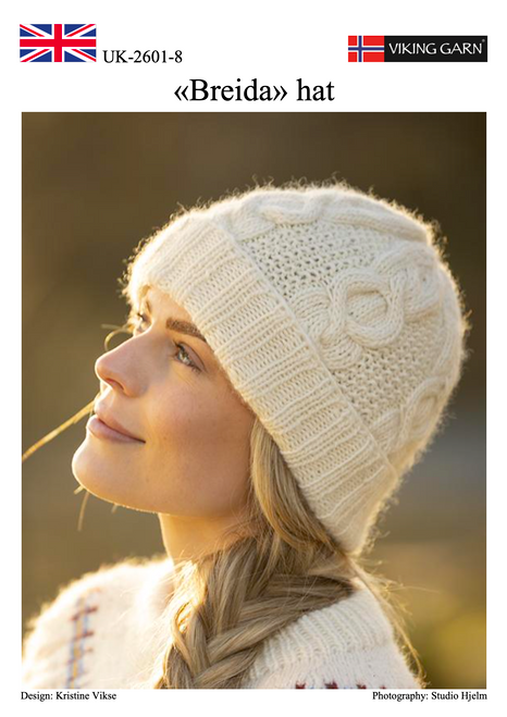 Viking Wool Breida Hat Pattern 2601-8 pdf