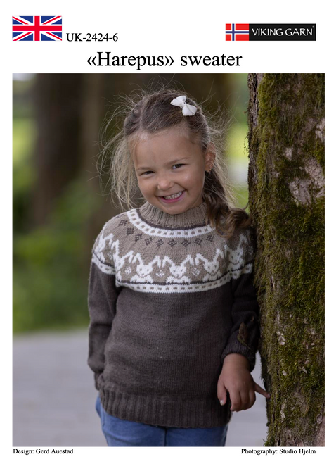 Baby Merino Harepus Sweater Pattern 2424-6a pdf
