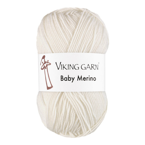 Viking Garn Baby Merino White 200