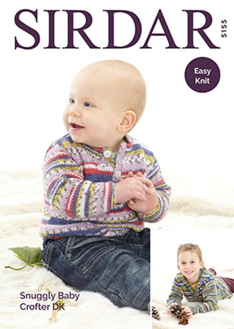 Sirdar 5155 Snuggly Baby Crofter DK Knitting Pattern Sirdar 5155 Snuggly Baby Crofter DK Knitting Pattern