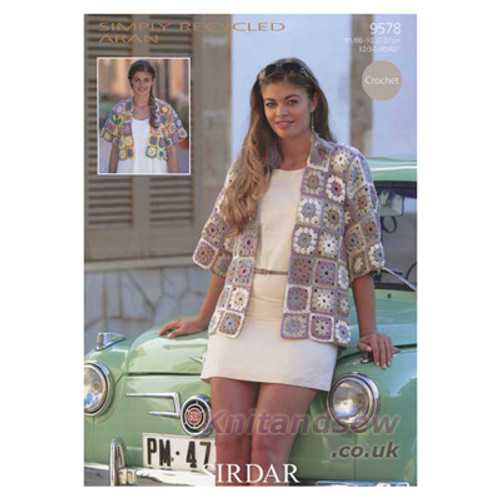 Sirdar 9578 Crochet Ladies Jacket Pattern