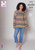 King Cole 5713 Riot DK Ladies Sweater & Cardigan Pattern