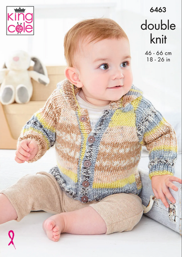 King Cole Pattern 3013 Jacket, Sweater and Body Warmer Knitted in Comfort DK Spr