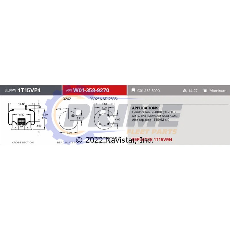 Prime Fleet Parts image for FLTA1R13119
