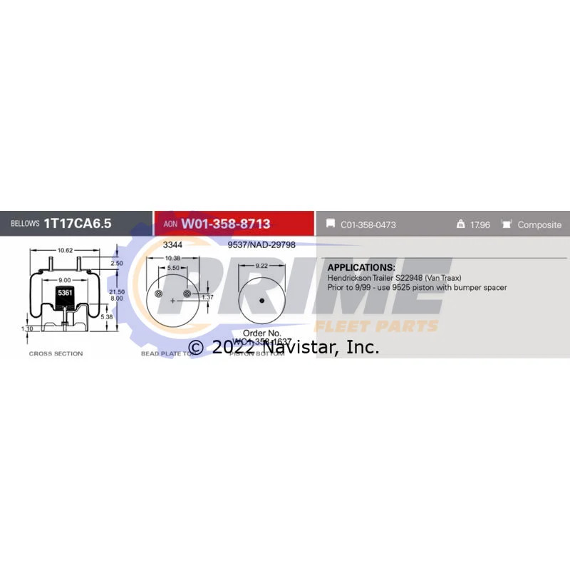 Prime Fleet Parts image for FLTA1R13176