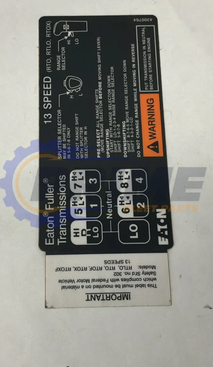 Prime Fleet Parts image for FUL4300764