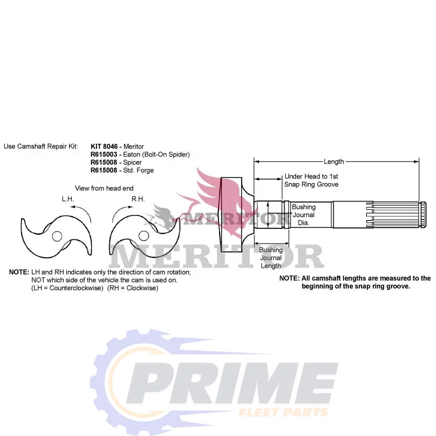 Prime Fleet Parts image for R607043