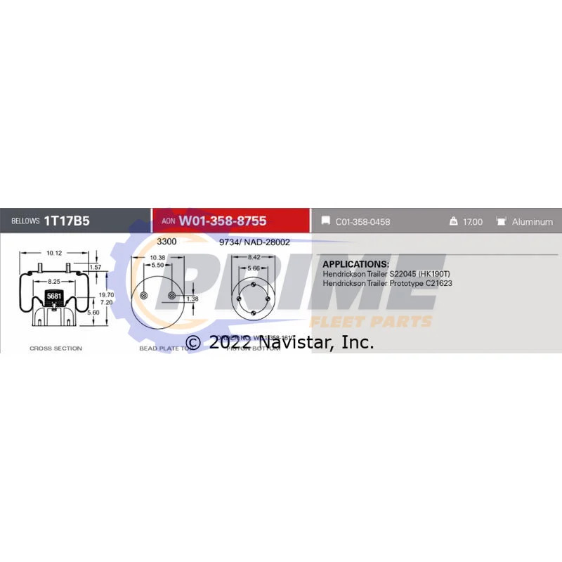 Prime Fleet Parts image for FLTA1R13124