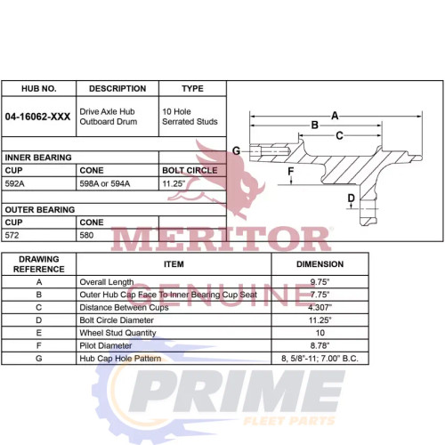 Prime Fleet Parts image for 0416062007