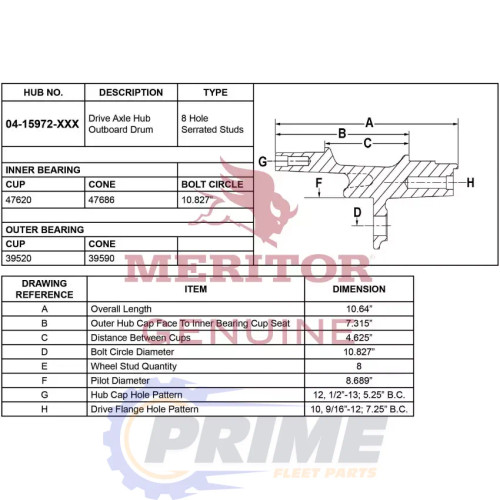 Prime Fleet Parts image for 0415972002