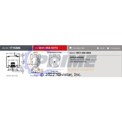 Prime Fleet Parts image for FLTA1R12403