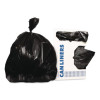 Linear Low Density Can Liners With Accufit Sizing, 32 Gal, 1.3 Mil, 33" x 44", Black, 20 Bags/Roll, 5 Rolls/Carton
