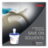 Power Clean Wipers For Wettask Customizable Wet Wiping System With (1) Bucket, 6 x 12, Unscented, 95/Roll, 6 Rolls/Carton