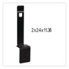 Rail Mount For Es Everywhere System, Black, 8/Pack