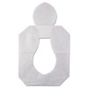 Health Gards Toilet Seat Covers, Half-Fold, 14.25 X 16.5, White, 250/Pack, 10 Boxes/Carton