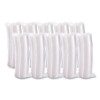 Plastic Lids For Foam Cups, Bowls And Containers, Flat, Not Vented, Fits 6 Oz To 32 Oz, Clear, 100/Sleeve, 10 Sleeves/Carton