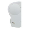 Compact Quad Vertical Four-Roll Coreless Tissue Dispenser, 12.06 x 8 x 14.44, White
