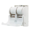 Compact Quad Vertical Four-Roll Coreless Tissue Dispenser, 12.06 x 8 x 14.44, White