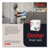X50 Cloths, 1/4 Fold, 12.5 x 10, White, 26/Pack, 32 Packs/Carton