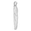 A30 Elastic-Back And Cuff Hooded Coveralls, X-Large, White, 25/Carton