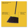 Jumbo Smooth Sweep Angled Broom, 46" Length, Black/Yellow