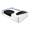 Linear Low-Density Can Liners, 45 Gal, 1.5 Mil, 40" x 46", Black, Flat Pack, 125/Carton