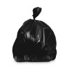 Linear Low-Density Can Liners, 45 Gal, 1.5 Mil, 40" x 46", Black, Flat Pack, 125/Carton