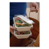 Worldview 100% Recycled Content Lid, 7.5 x 5 x 1.6, Clear, Plastic, 400/Carton