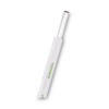 Jumbo Wrapped Paper Straw, 7.75", 6 Mm Diameter, White, 3,000/Carton