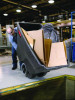 1 Cu Yd Structural Foam Tilt Truck, Heavy Duty, 2,100 Lb Capacity, Black