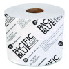 Pacific Blue Basic High-Capacity Bathroom Tissue, Septic Safe, 1-Ply, White, 1,500 Sheets/Roll, 48 Rolls/Carton