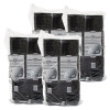 Foam Hinged Lid Containers, Large Sandwich, 6 X 5.9 X 3, Black, 125/Bag, 4 Bags/Carton
