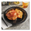Heavyweight Plastic Platters, 8 X 11, Black, 125/Bag, 4 Bag/Carton