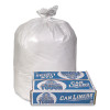 Linear Low Density Can Liners, 30 Gal, 0.75 Mil, 30" x 36", White, Interleaved Roll, 200/Carton
