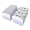 Boardwalk Green Single-Fold Towels, 1-Ply, 9.13 x 10.25, Natural White, 250/Pack, 16 Packs/Carton