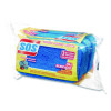 All Surface Scrubber Sponge, 2.5 x 4.5, 0.9" Thick, Dark Blue/Light Blue, 3/Pack, 8 Packs/Carton