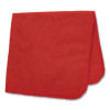 Microfiber Cleaning Cloths, 12 X 12, Red, 24/Pack