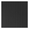Ribbed Vinyl Anti-Fatigue Mat, Rectangular, Black Ribbed Surface, 36" x 12 Ft