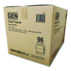 Small Roll Bath Tissue, Septic Safe, 1-Ply, White, 1,000 Sheets/Roll, 96 Rolls/Carton
