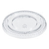 Non-Vented Cup Lids, Fits 12 Oz Cold Cups, Plastic, Clear, 2,500/Carton
