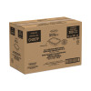 Clearpac Safeseal Tamper-Resistant, Tamper-Evident Containers, Tall, Flat Lid, 20 Oz, Clear, Plastic, 200/Carton